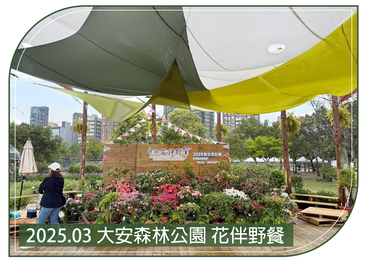 2025.03.13 大安森林公園 花伴野餐