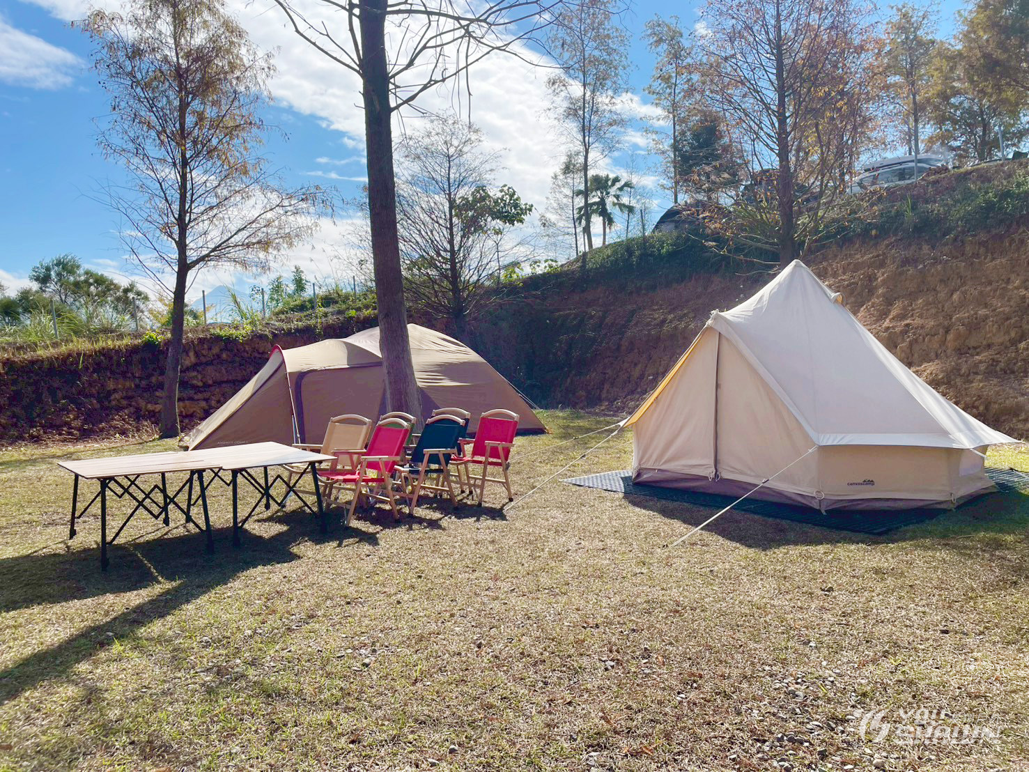 LINE_ALBUM_125 桃米落羽松露營區- 003+3米鐘型帳 進_251210_1