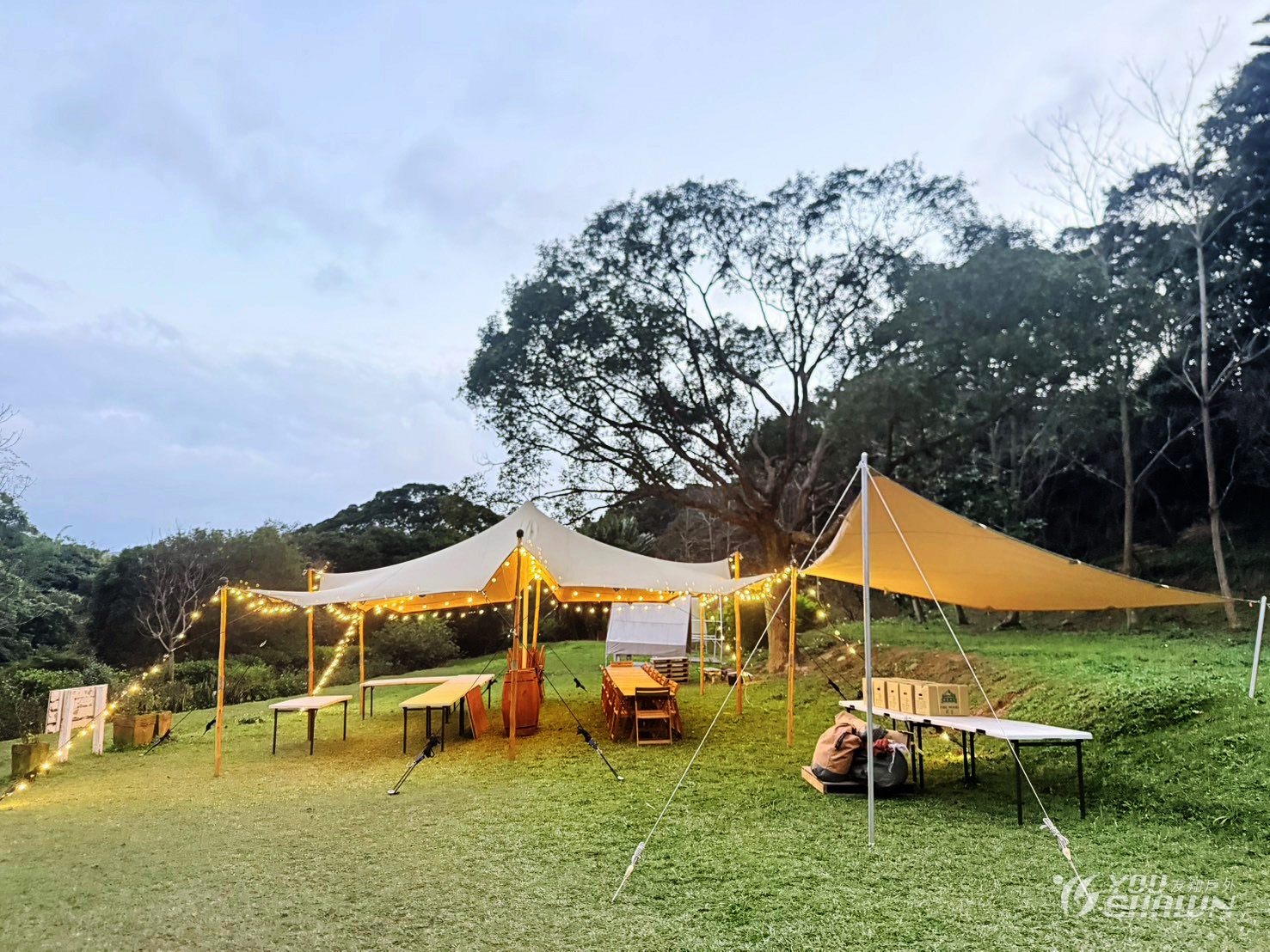 LINE_ALBUM_春天農場（日本閣品）彈性天幕7.57.5燈光桌椅酒桶桌板進_260211_5