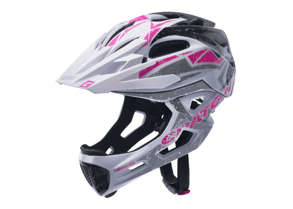 C-Maniac Pro white-grey-pink glossy