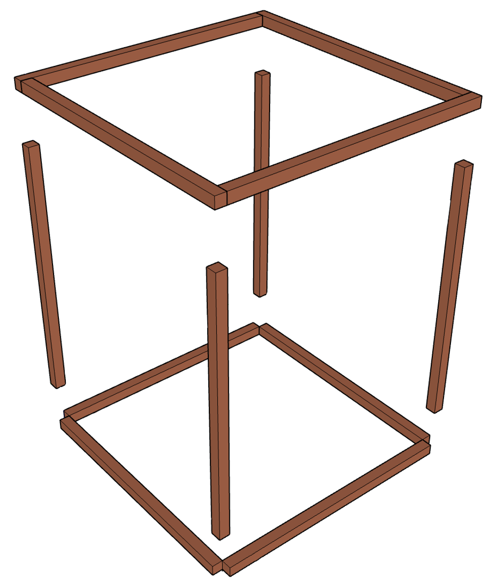 木框架3