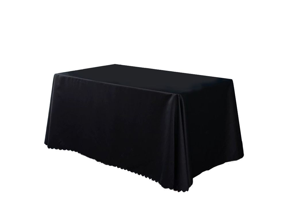 黑色全遮桌巾