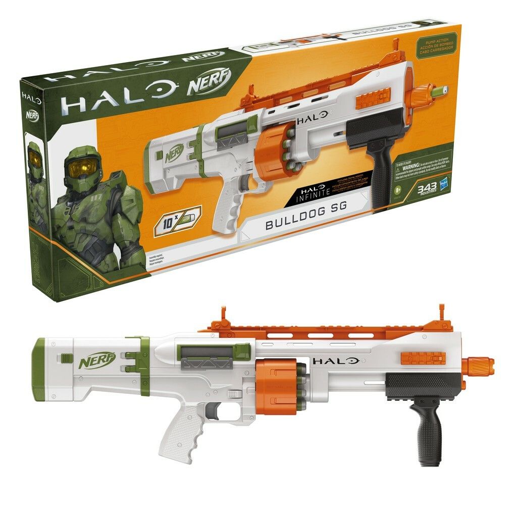 Nerf Halo Bulldog SG Dart Blaster – Kids Forte