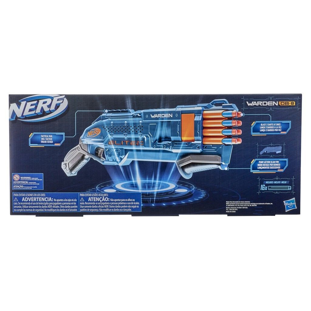 Nerf Elite 2.0 Warden DB-8 Blaster – Kids Forte