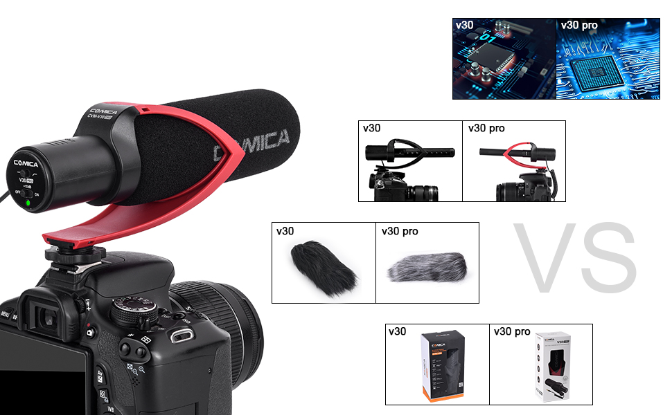 Comica V30 PRO camera video microphone