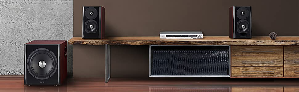 edifier bookshelf speaker audio