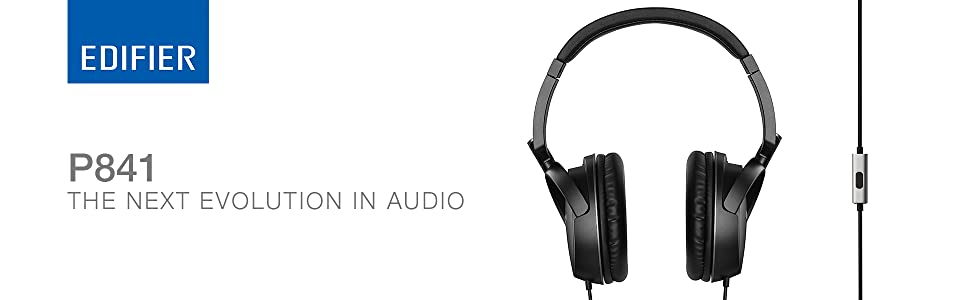 p841 audio edifier headphone mic