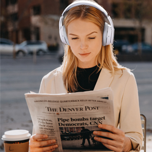 W828NB Wireless Bluetooth Headphones - Ergonomic, Active Noise Canceling (ANC)