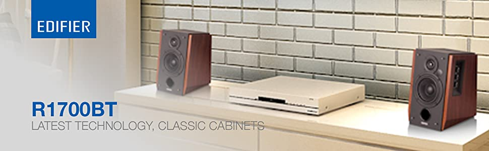 R1700BT wood music audio sound speaker bass bluetooth remote