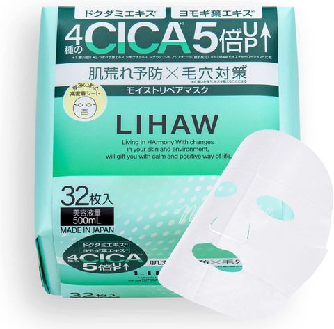 LIHAW Moisture Repair Mask, CICA Formulated Face Mask – J