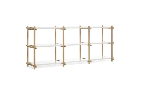 102585_Woody Low white shelf_oak frame.jpg