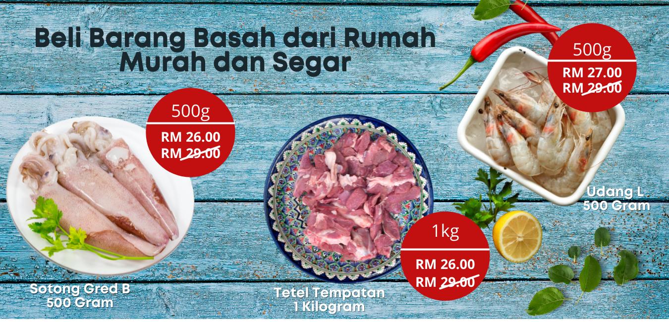 Pasar Online Malaysia : Semua Barang Segar dari Pasar Borong