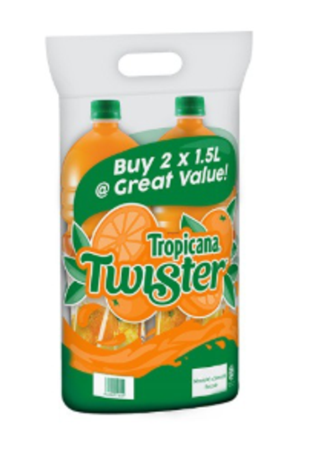 Tropicans Twister Orange Flavour