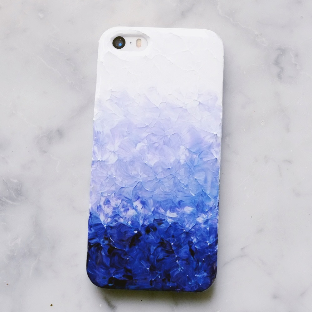 渐变系列|紫罗蓝 blueviolet|手绘油画风手机壳