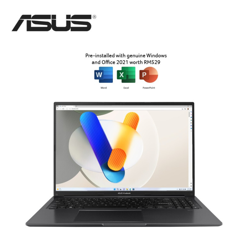 Asus Vivobook 16 A1605V-APMB035WSM 16'' WUXGA Laptop Indie Black ( Core 5 120U, 16GB, 512GB SSD, Int