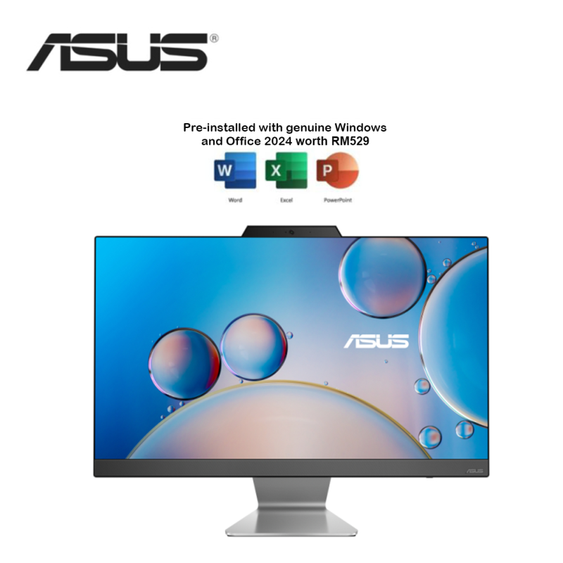 Asus Vivo AIO A3402WV-AKBPC118WS 23.8" FHD All-In-One Desktop PC Black ( i5-1335U, 8GB, 512GB SSD, I