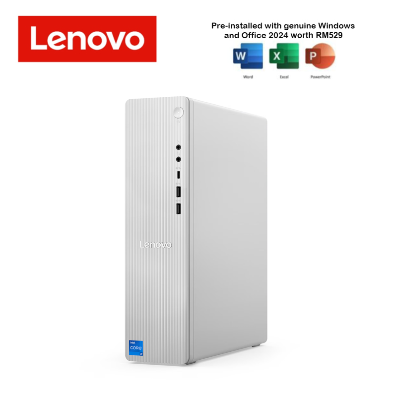 Lenovo IdeaCentre Tower 08IRH9 90XW005KMI Desktop PC Cloud Grey ( i7-13620H, 8GB, 512GB SSD, Intel,