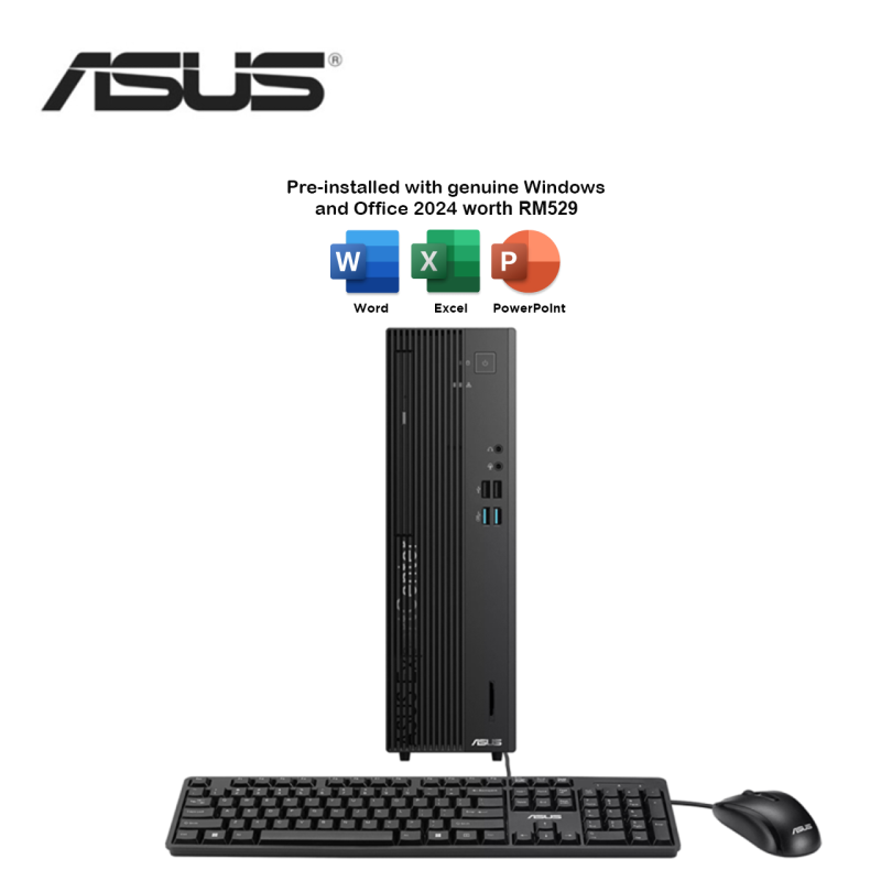 Asus ExpertCenter D500SER-0G7400003WS SFF Desktop PC ( Pentium G7400, 8GB, 512GB SSD, Intel, W11, HS