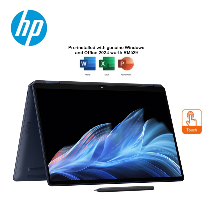 HP OmniBook Ultra Flip 14-fh0086TU 14" 3K OLED Laptop Atmospheric Blue ( CU7-258V, 32GB, 1TB SSD, In