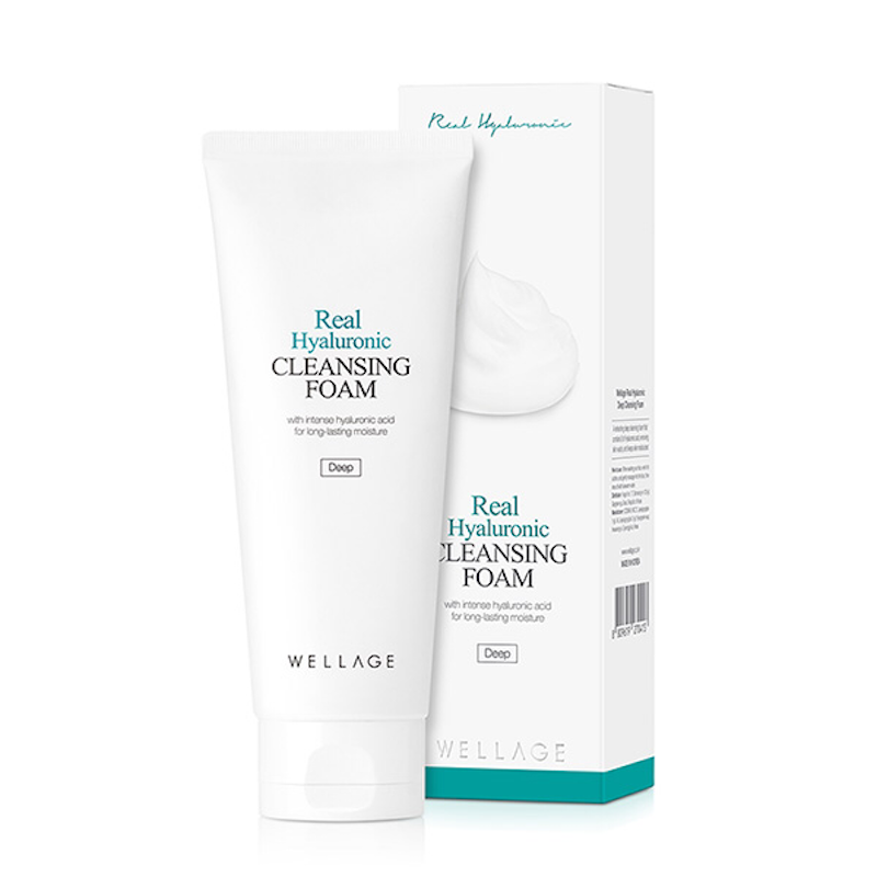 Wellage Real Hyaluronic Cleansing Foam (150ml) 唯拉珠玻尿酸洗面奶 F1.PNG