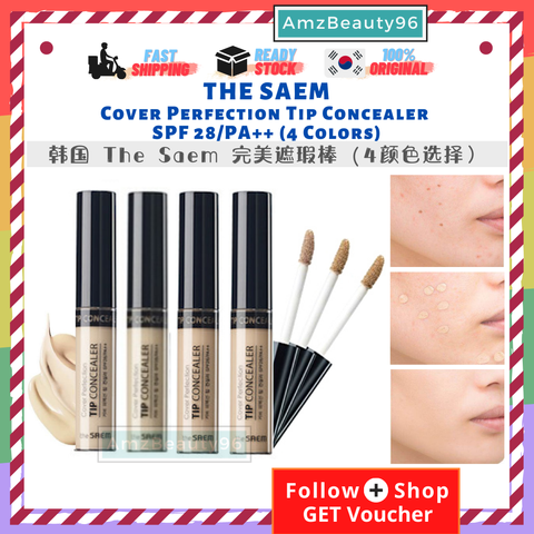 The Saem Cover Perfection Tip Concealer  SPF 28:PA++ (4 Colors) 01.png