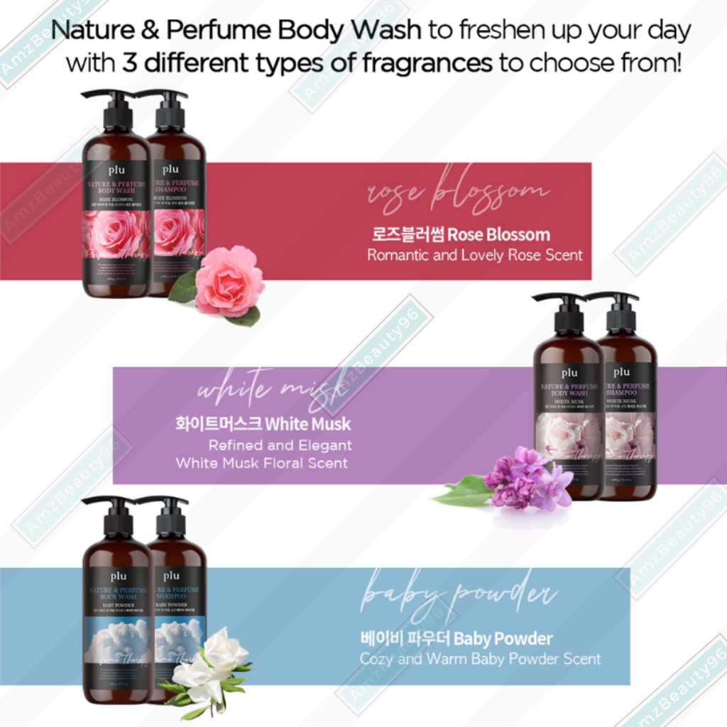 PLU Nature & Perfume Body Wash (1,000g) 3 Types 02