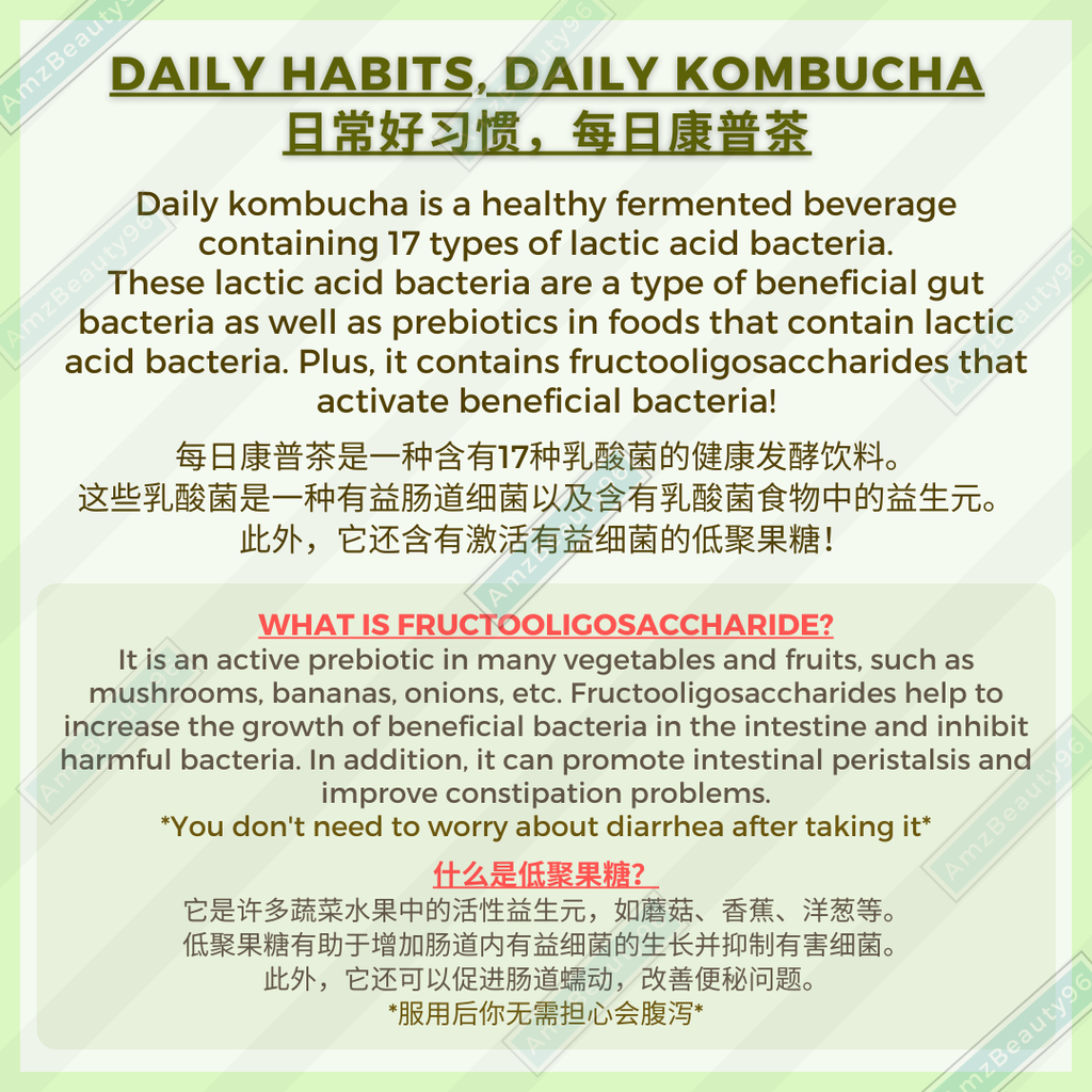 DANONGWON Daily Kombucha (5g x 20 Sticks) + Free Bottle (400ml) 04