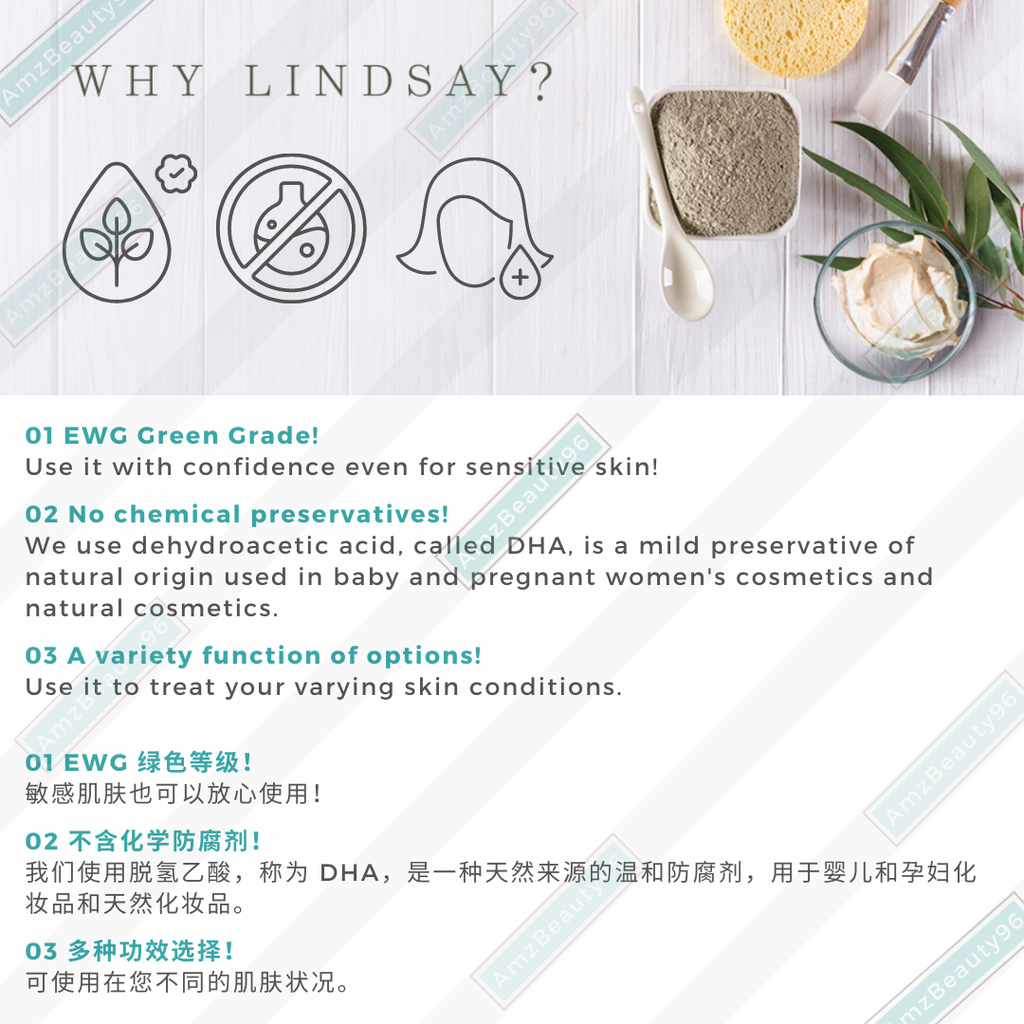 Lindsay Modeling Mask Cup Pack 28g Pearl Lavender Gold Charcoal Calendula Vitamin Collagen Cool TeaTree Herbs Calm 04.png