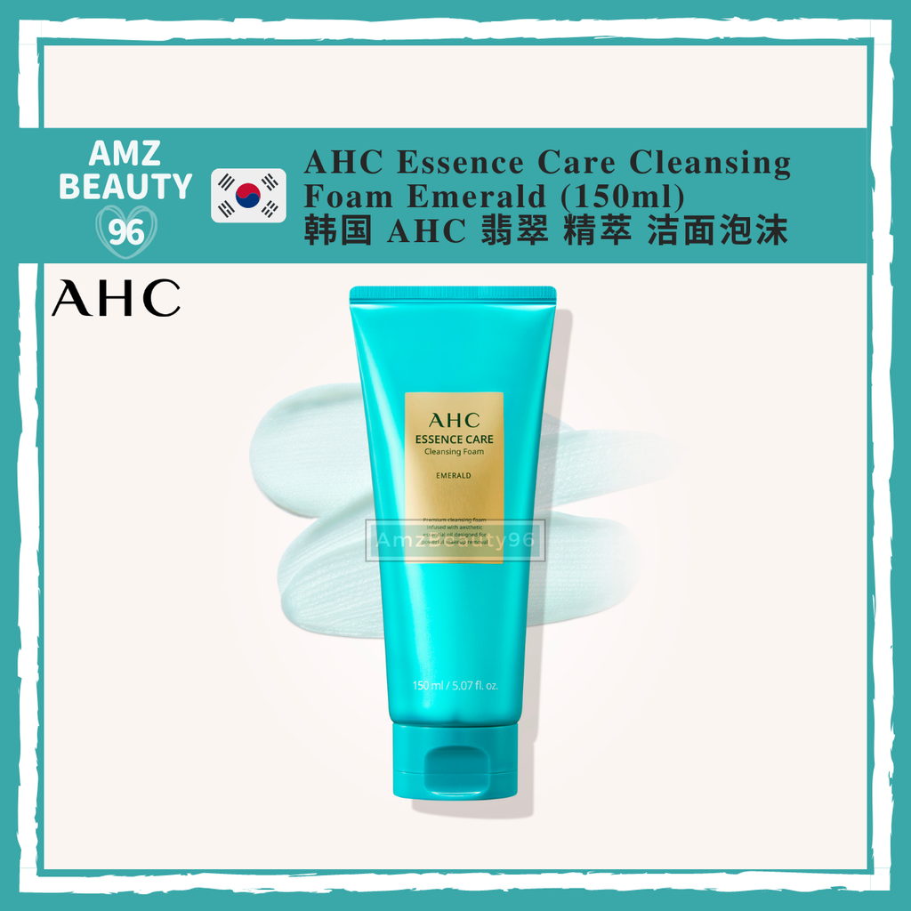 AHC Essence Care Cleansing Foam Emerald (150ml) 01