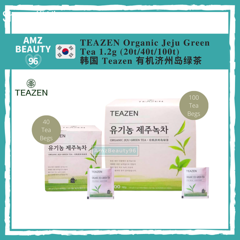 TEAZEN Organic Jeju Green Tea 1.2g (20T_40T_100T) 01