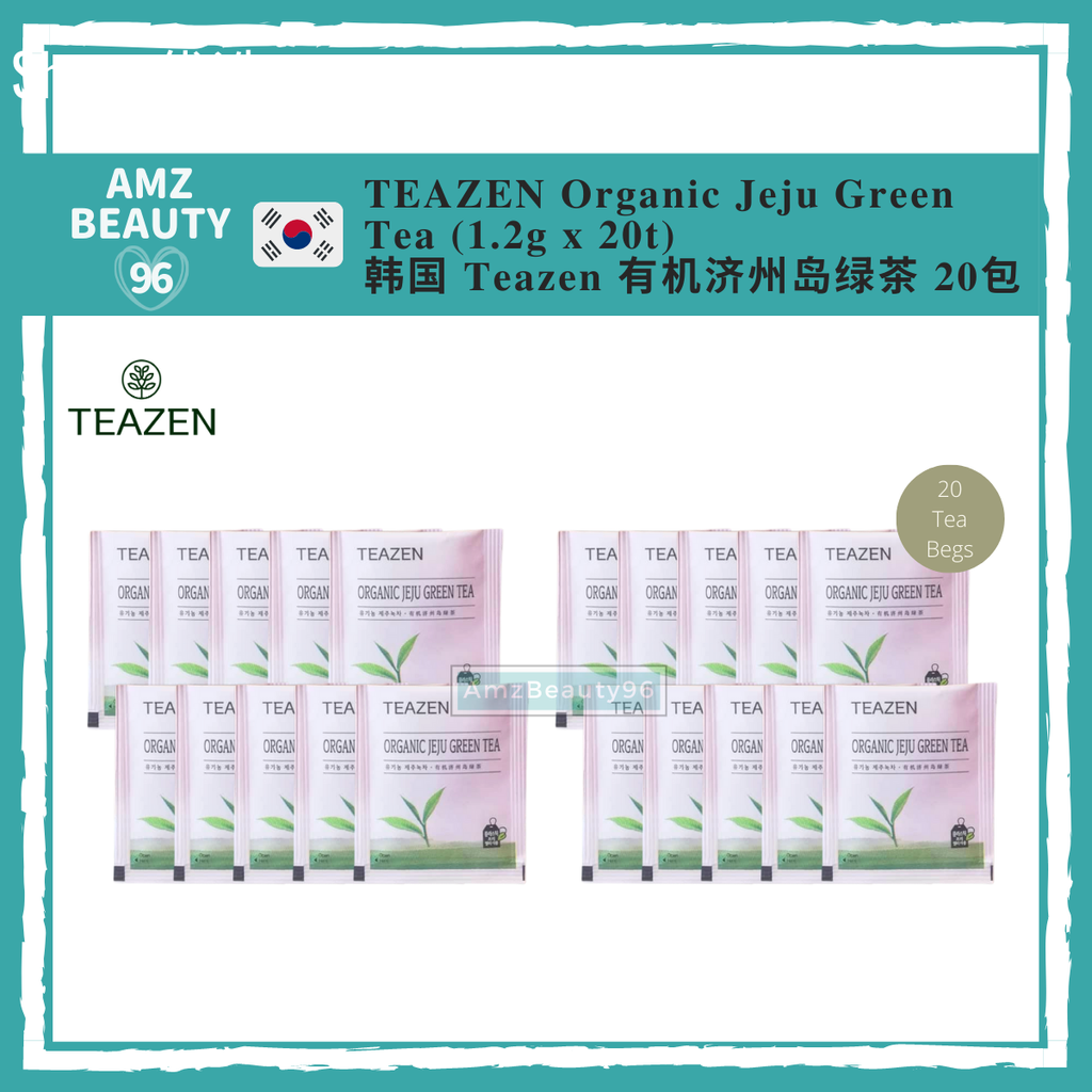 TEAZEN Organic Jeju Green Tea (1.2g x 20T)