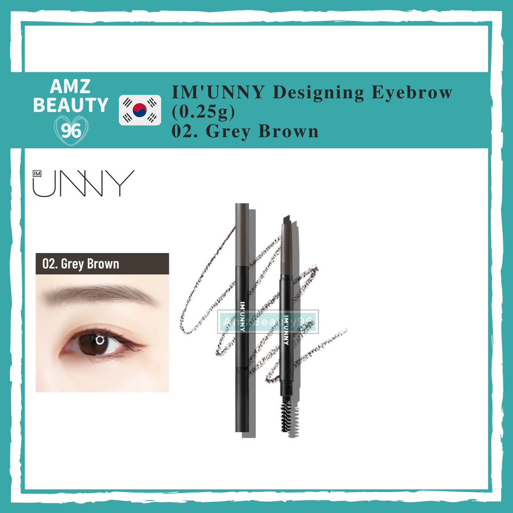 IM'UNNY Designing Eyebrow (0.25g) 02. Grey Brown
