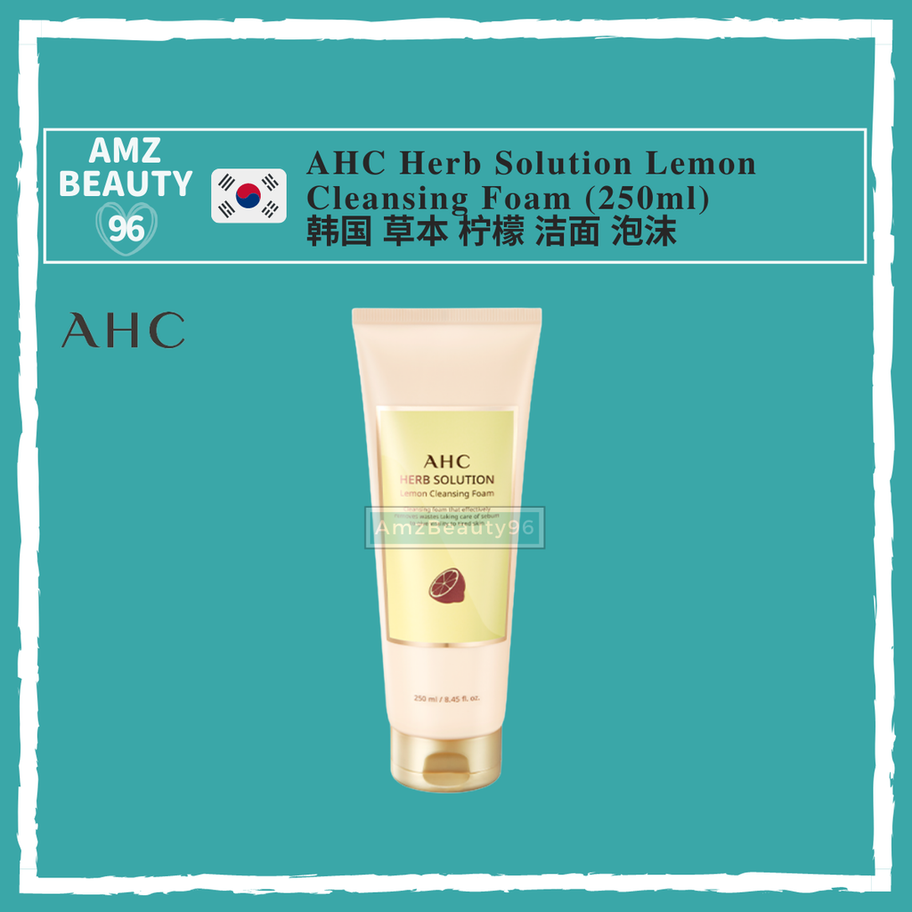 AHC Herb Solution Cleansing Foam Lemon 01