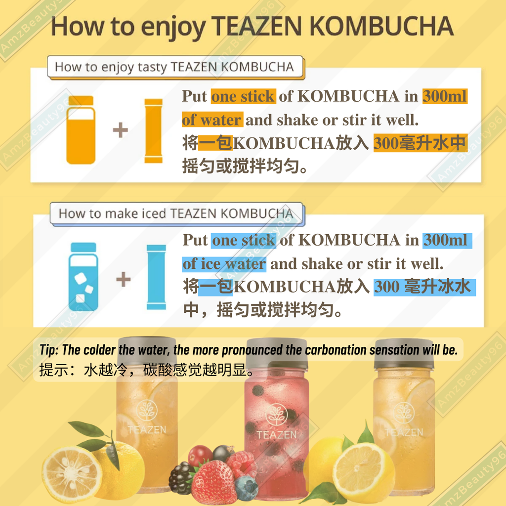 Teazen Kombucha Tea Prebiotics (5g) 07