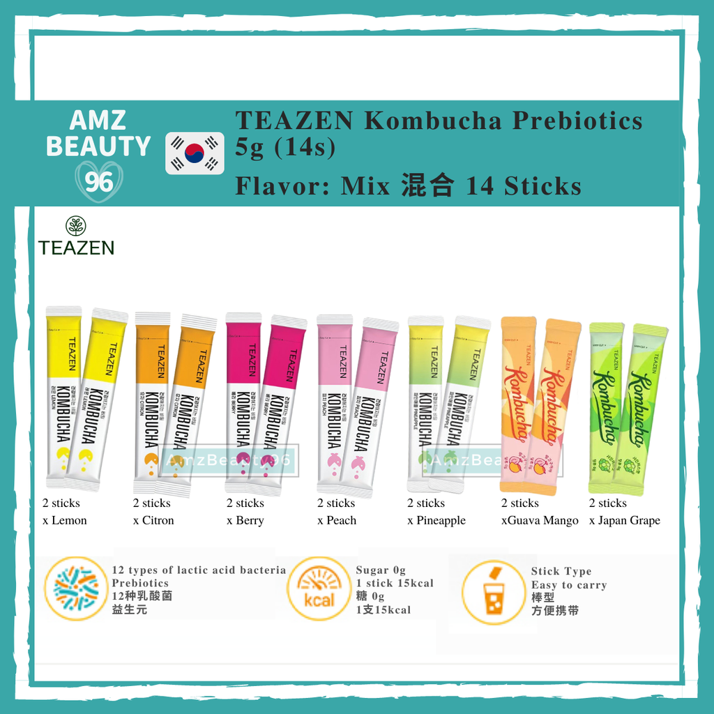 Teazen Kombucha Tea Prebiotics (5g) 01 12s