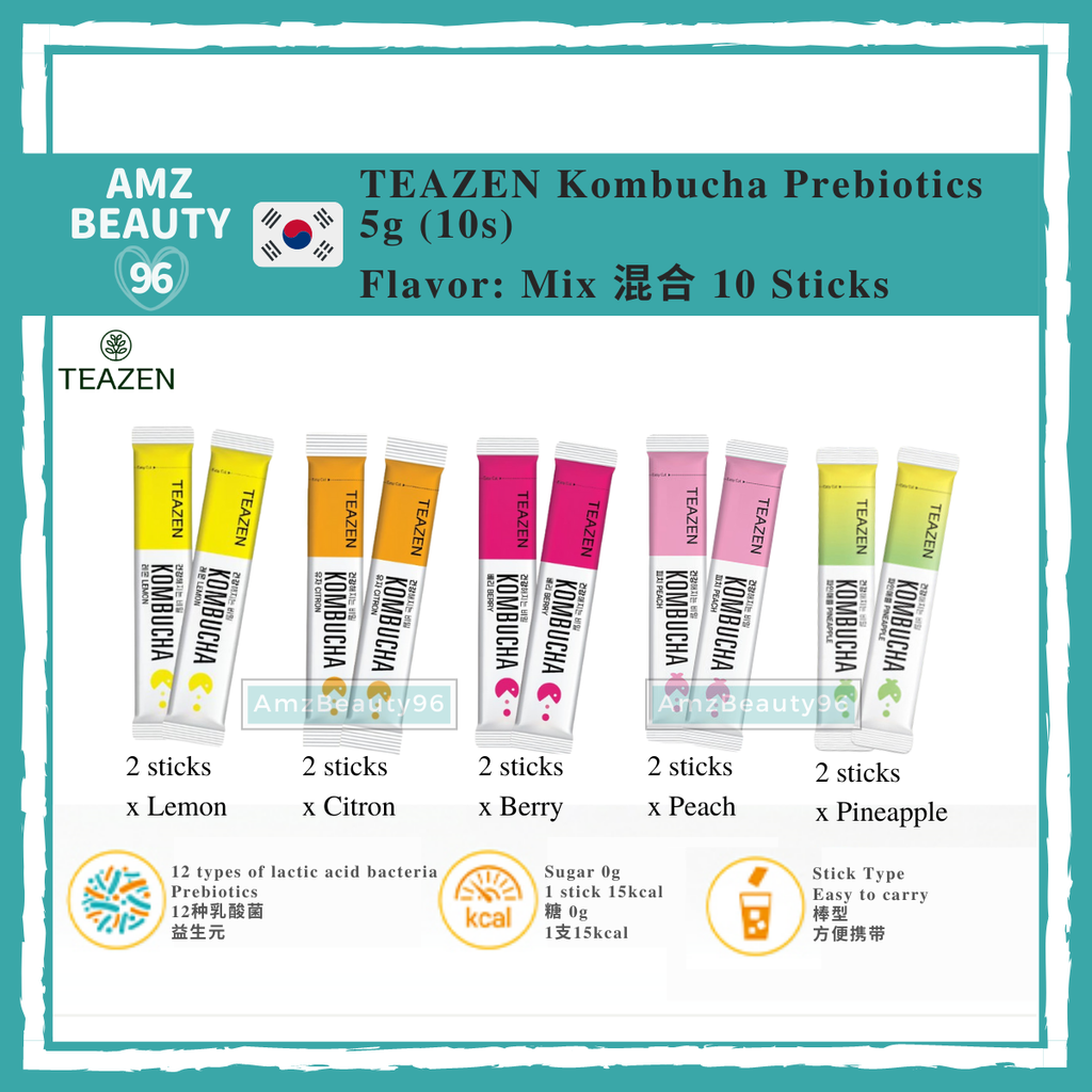 Teazen Kombucha Tea Prebiotics (5g) 01 10s