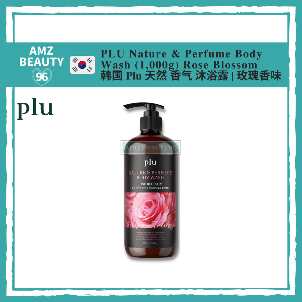 PLU Nature & Perfume Body Wash (1,000g) Rose Blossom