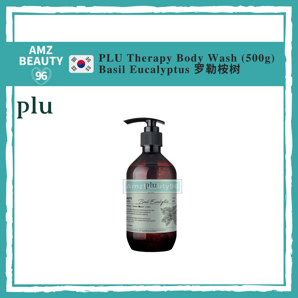 PLU Therapy Body Wash (500g) Basil Eucalyptus