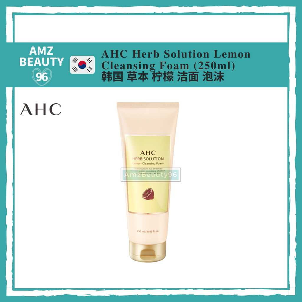 AHC Herb Solution Cleansing Foam Lemon 01