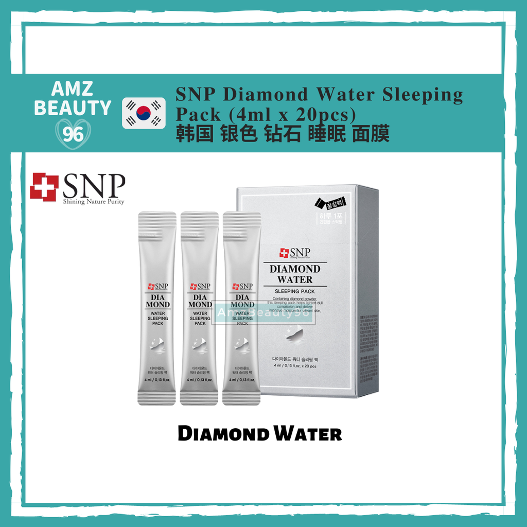 SNP Diamond Water Sleeping Pack (4ml x 20pcsPack (4ml x 20pcs)