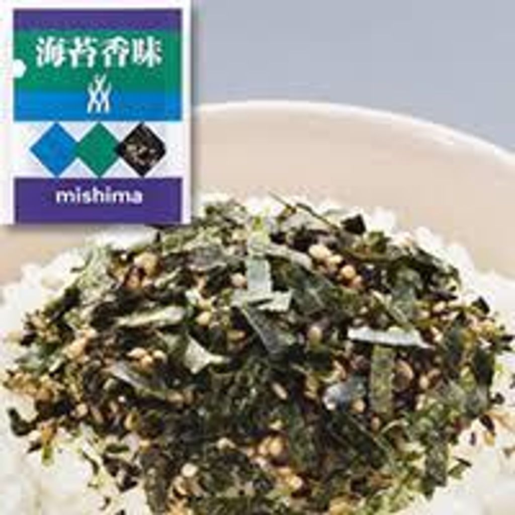 Mishima Seaweed Rice Topping Cup 55gm Kintei Japanese Recipes & Groceries