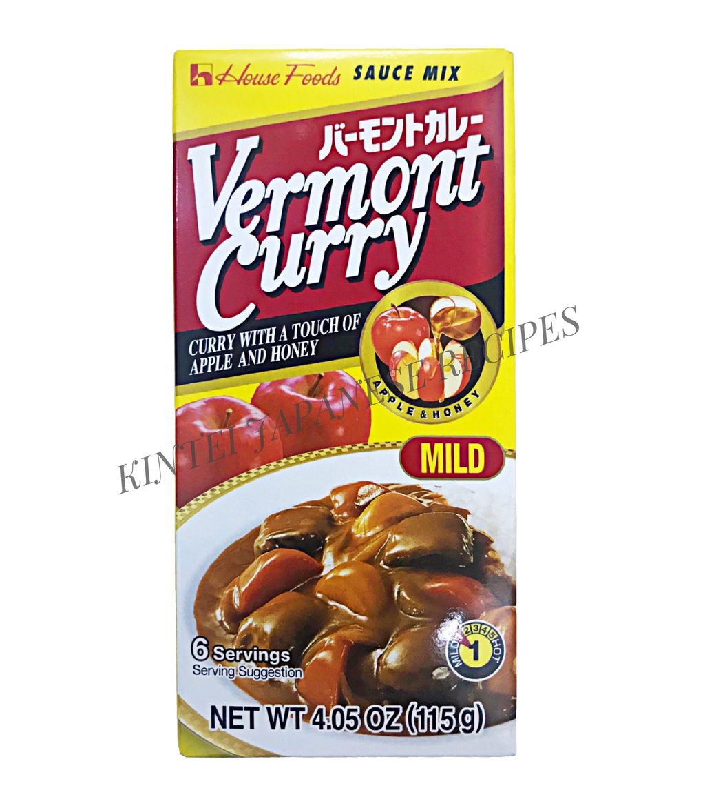 House Vermont Curry (Mild) 115gram Kintei Japanese Recipes & Groceries