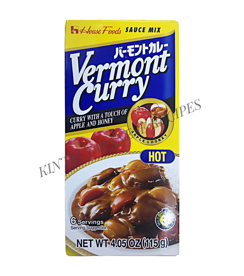 House Vermont Curry (Hot) 115gram Kintei Japanese Recipes & Groceries