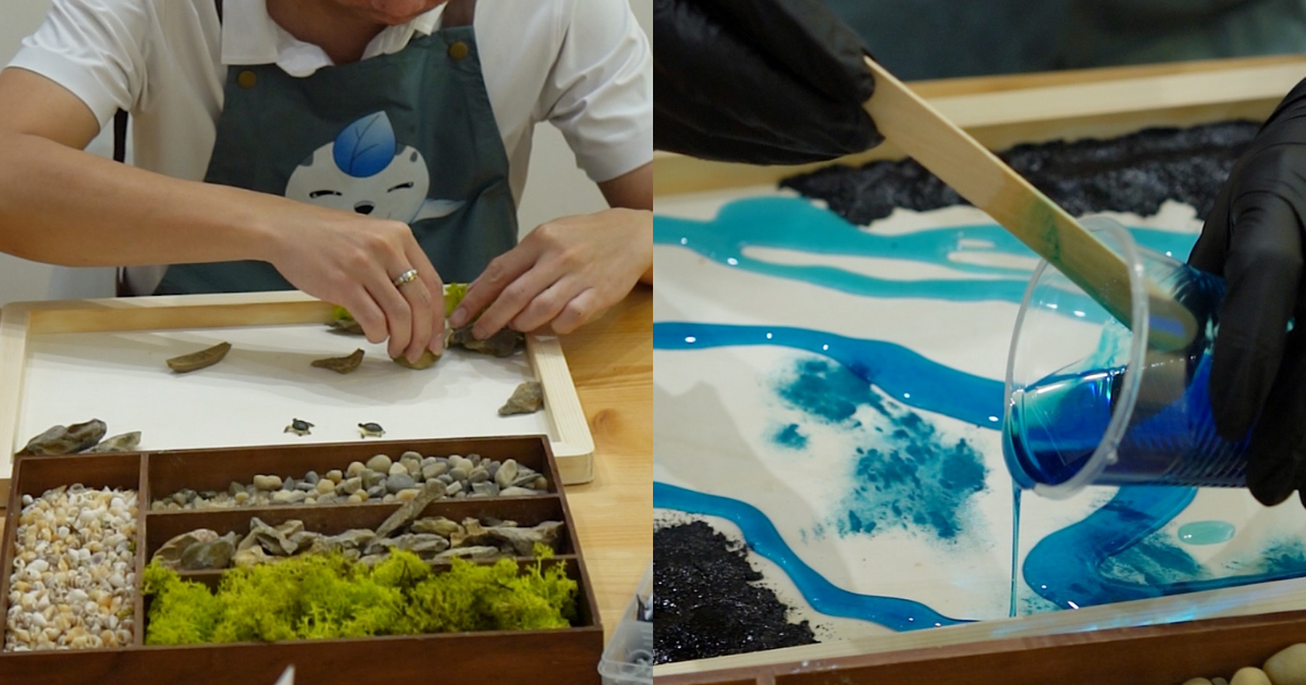 Join our Epoxy Resin Course to refine your resin skill