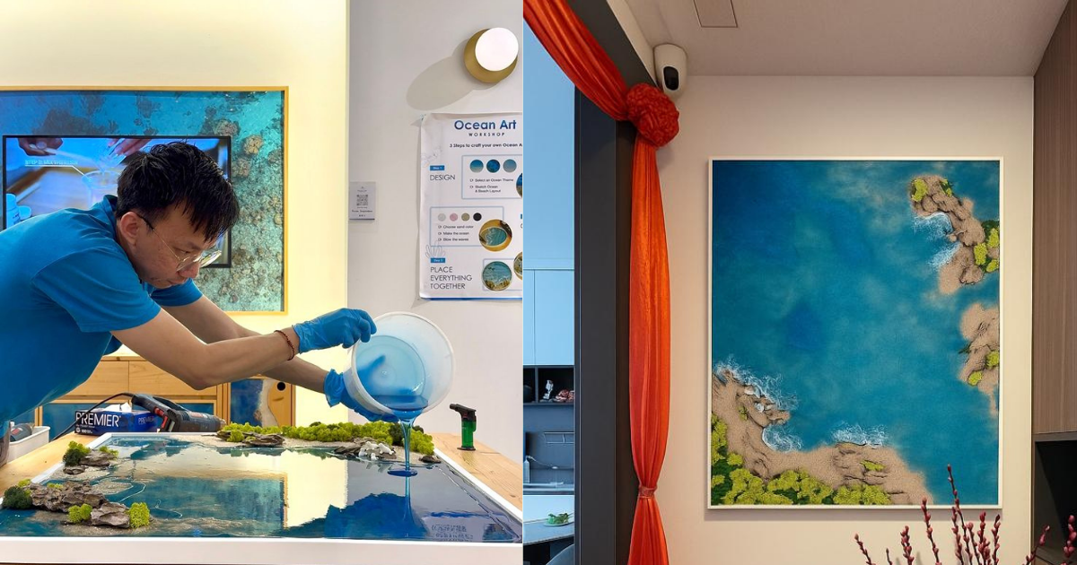 Custom Resin Ocean Wall Art Project Case Study