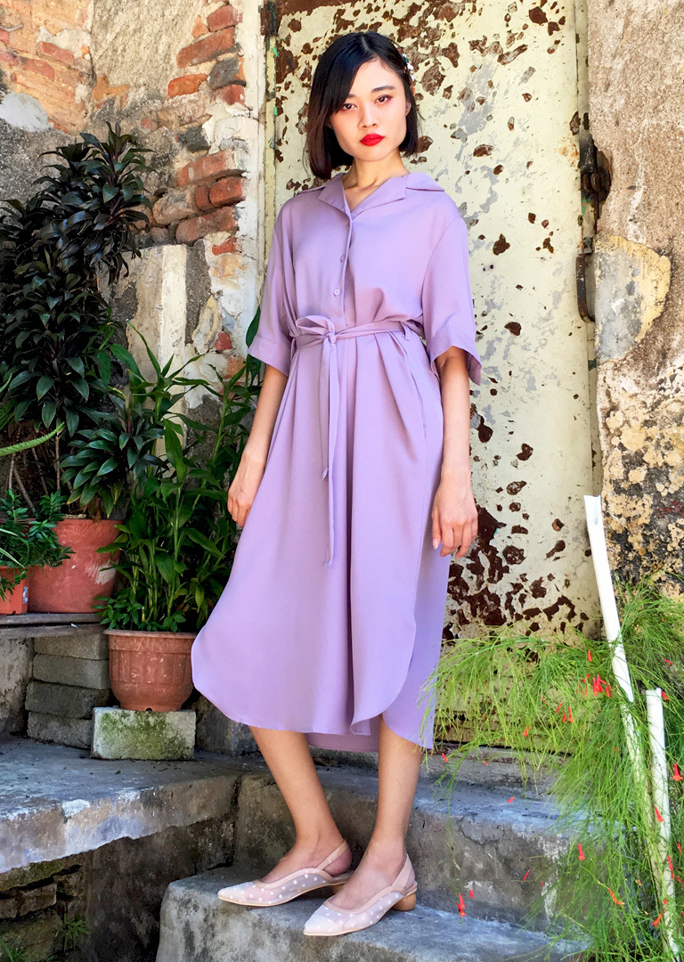 lavender colour dress online