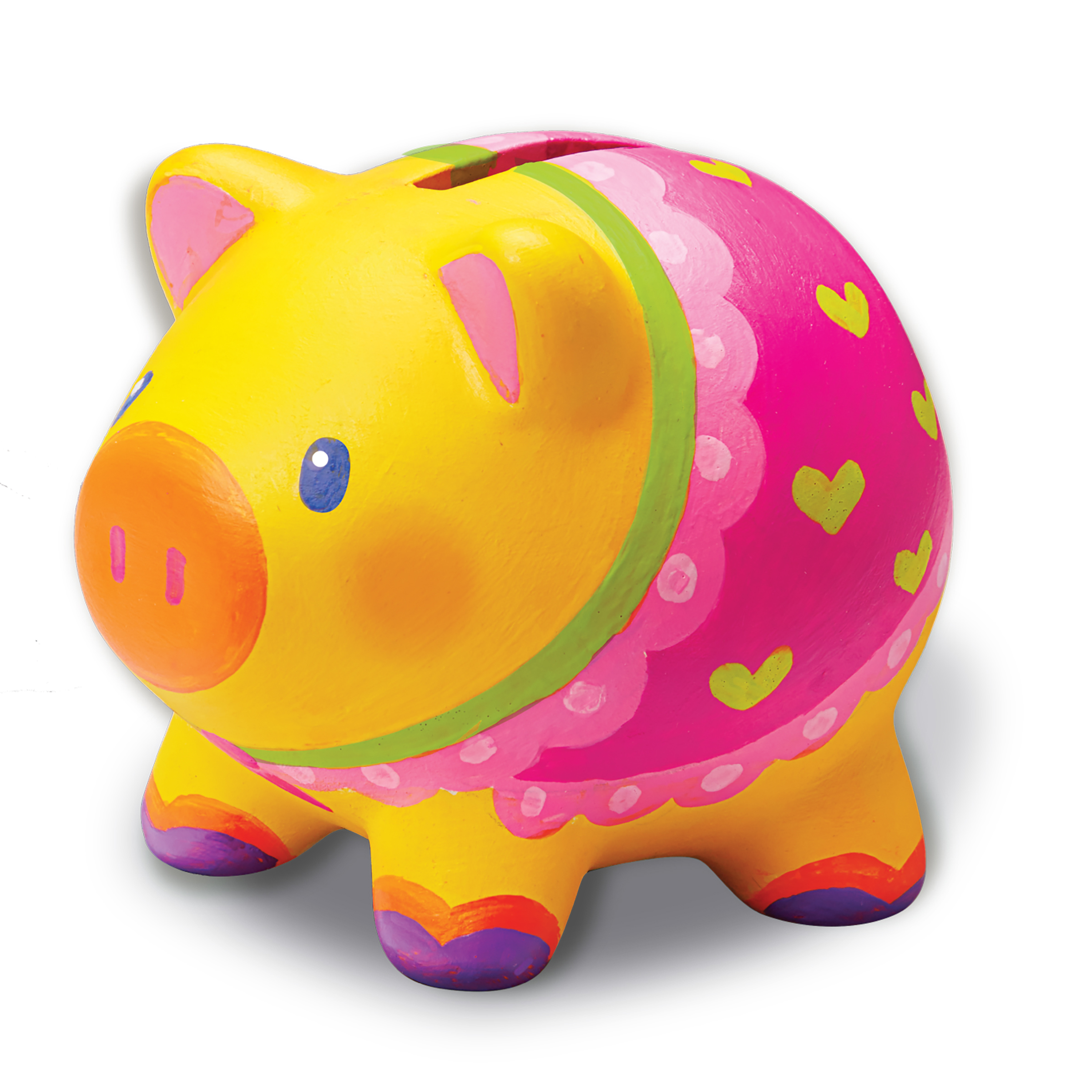 4M Paint Your Own Mini Piggy Bank Jingle Box