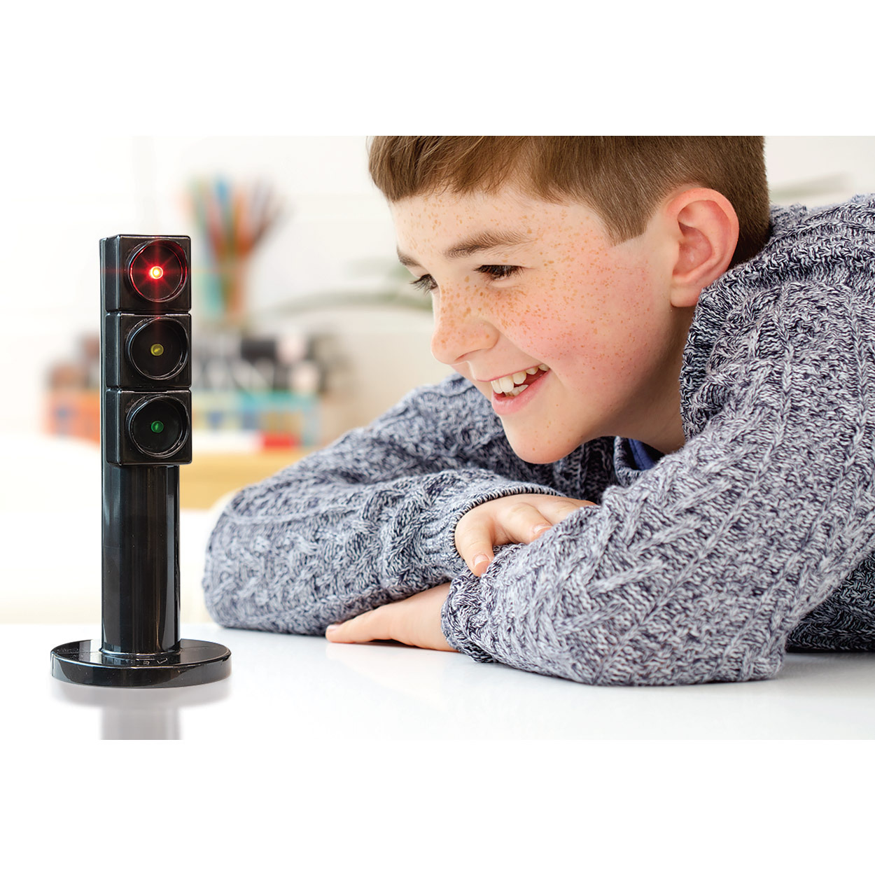 4M 403444 KidzLabs-Flashing Emergency Light, Mixed Colours