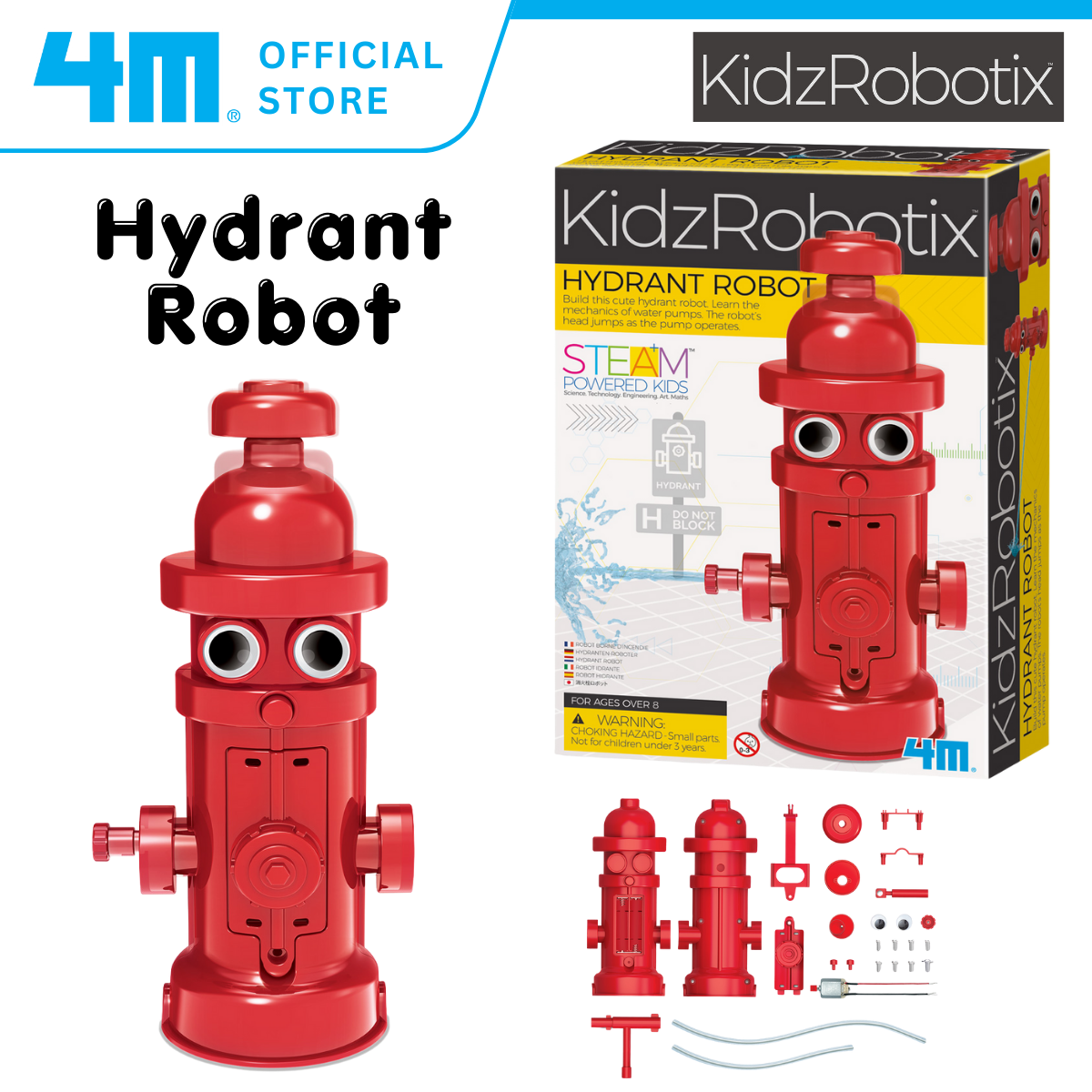 4M Steam Education Toys - KidzRobotix / Hydrant Robot – Jingle Box