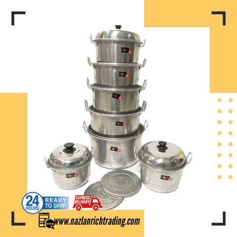 Commercial Aluminium 2K Cooking Pot – Nazlan Rich Trading Co.